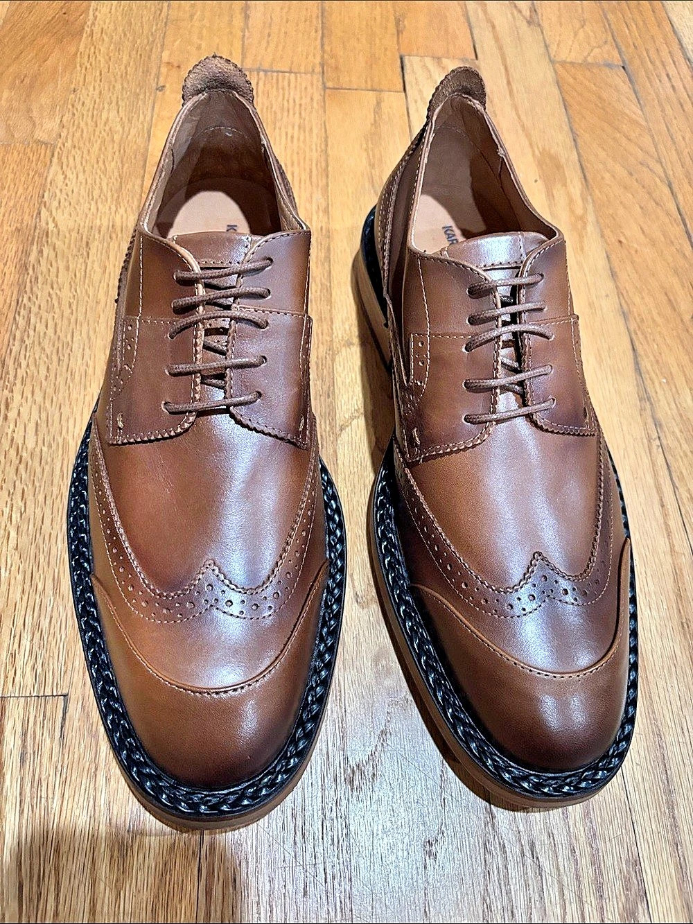Karl Lagerfeld Paris Leather in Cognac NIB